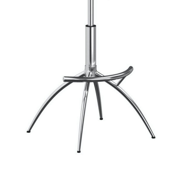 1502202669919a2eed1b3.jpeg Deko 26-31 Inch Adjustable Height Barstool Chair, Set of 2, Chrome Black Faux Leather