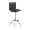 1502202669919a44632f7.jpeg Deko 26-31 Inch Adjustable Height Barstool Chair, Set of 2, Chrome, Gray Faux Leather
