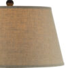 1502202669919add20cc1.jpeg Buen 28 Inch Hydrocal Table Lamp, Drum Shade, Urn Base, Gray Rust Frost
