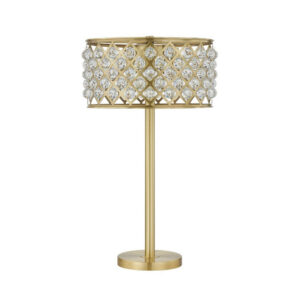 1502202669919b3be2cde.jpeg Dany 28 Inch Table Lamp with Crystal Drum Shade, Gold Brass Metal Base