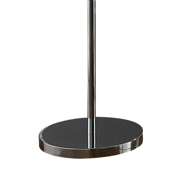1502202669919bab0f86f.jpeg Cara 62 Inch Floor Lamp, Hanging Drop Design, Crystal and Metal, Chrome