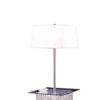 1502202669919bb9bb19f.jpeg 59 Inch Floor Lamp with Glass Tabletop, Crystal Stand, Metal, Clear