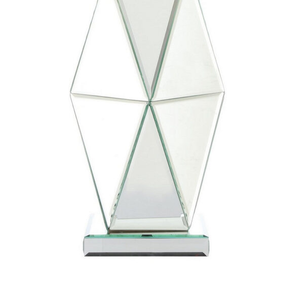 1502202669919bcecaa78.jpeg 30 Inch Table Lamp, Geometric Mirrored Base, Set of 2, Glass, Clear