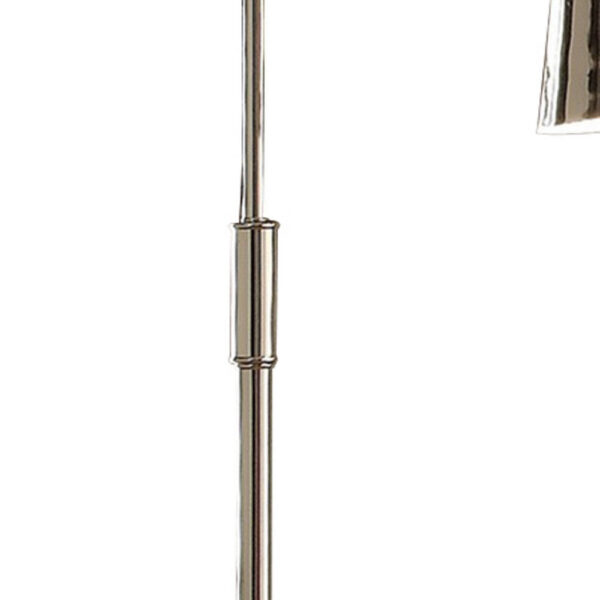 1502202669919c60da4e8.jpeg 63 Inch Floor Lamp, Cone Metal Shade, Round Base, Silver Finish
