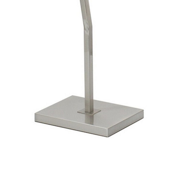 60 Inch Floor Lamp, 3 Drum Metal Shades, Modern Style, Silver Frame