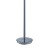 Sun 58 Inch Floor Lamp, Accent Twisted Modern Design, LED Chrome Base