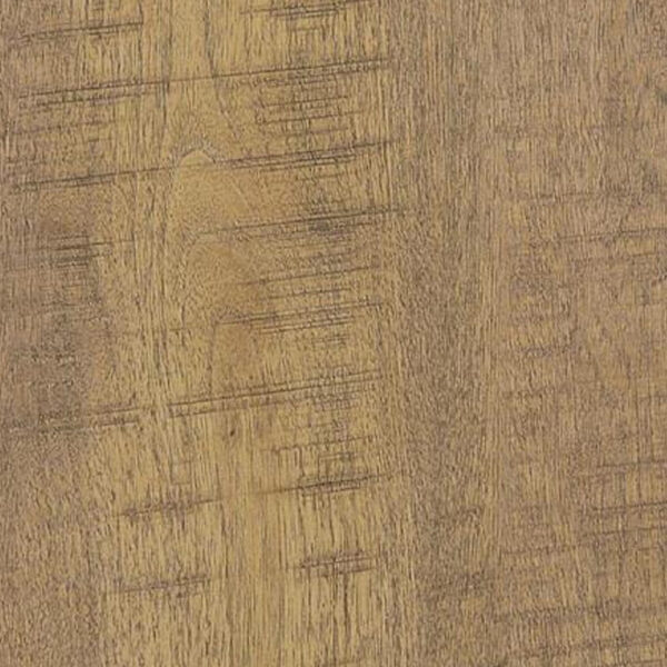 Zet 36 Inch Square Coffee Table with Oversized Block Base, Mango Brown