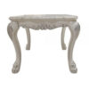 1502202669919e770a449.jpeg Ally 28 Inch Side End Table, Aspen Wood, Classic Scrollwork, Polyresin