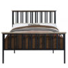 1502202669919efd2535c.jpeg Nori Full Bed with Slatted Metal Frame, MDF Wood, Oak Brown and Black