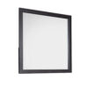 150220266991a09e2eead.jpeg Lala 40 x 40 Inch Dresser Mirror, Modern Rectangular Shape, Black Finish
