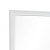 Limi 37 x 43 Dresser Mirror, Modern Wood Frame, White Brushed Finish