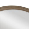 Jira 37 x 42 Dresser Mirror, Arched Curve, Multistep Brushed, Gray Wood