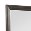 Laji 39 x 50 Dresser Mirror, Modern Style, Rich Walnut Brown Wood
