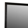 Umi 39 x 39 Dresser Mirror, Molded Design Solid Wood Black Square Frame