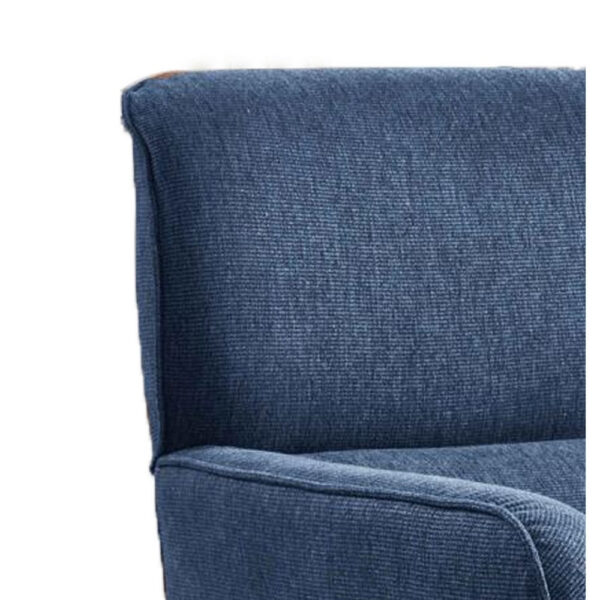 150220266991a207e2052.jpeg Dup 34 Inch Accent Chair, Cushioned Seat, Rounded Track Arms, Muted Blue