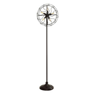 150220266991a2927ff3a.jpeg Quinn 63 Inch Accent Floor Lamp, Vintage Fan Design, Antique Bronze Finish