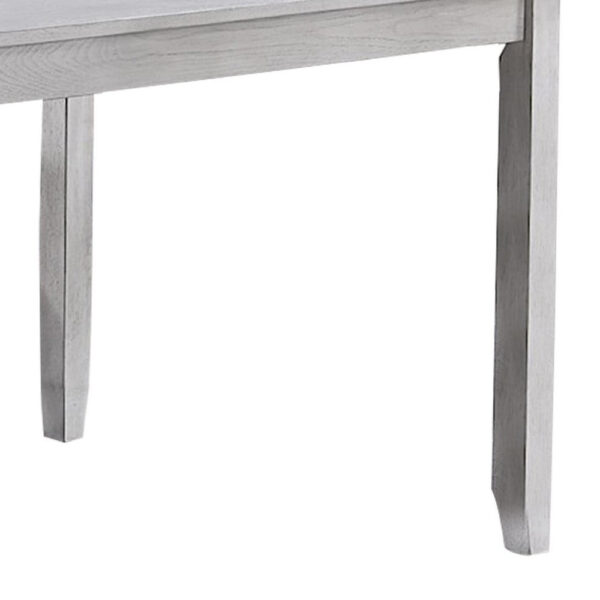 Charlotte 5 Piece Dining Table and Chairs Set, Wood, Farmhouse, White