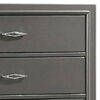 150220266991a4b5aebb9.jpeg Aliso 47 Inch Tall Dresser Chest, 5 Drawers, Solid Wood, Dark Gray Finish