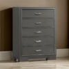 150220266991a4c16a164.jpeg Aliso 47 Inch Tall Dresser Chest, 5 Drawers, Solid Wood, Dark Gray Finish