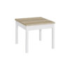 150220266991a4ed46a5b.jpeg Jessie 3pc Coffee and End Table Set, Modern Light Brown Top, White Frame