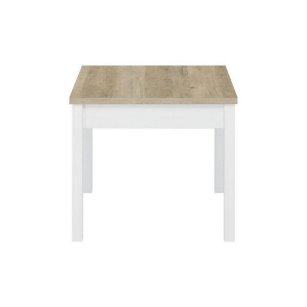 150220266991a4efaa308.jpeg Jessie 3pc Coffee and End Table Set, Modern Light Brown Top, White Frame