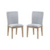 150220266991a5c6416c7.jpeg Emi 25 Inch Dining Chair Set of 2, Cushioned Seat, Gray Linen Upholstery