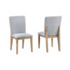 150220266991a5c89dfde.jpeg Emi 25 Inch Dining Chair Set of 2, Cushioned Seat, Gray Linen Upholstery