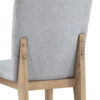 150220266991a5ca9d39a.jpeg Emi 25 Inch Dining Chair Set of 2, Cushioned Seat, Gray Linen Upholstery