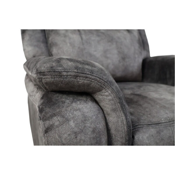 150220266991a601e8158.jpeg Harbor 39 Inch Manual Recliner Chair, Pocket Coils, Gray Faux Suede Velvet