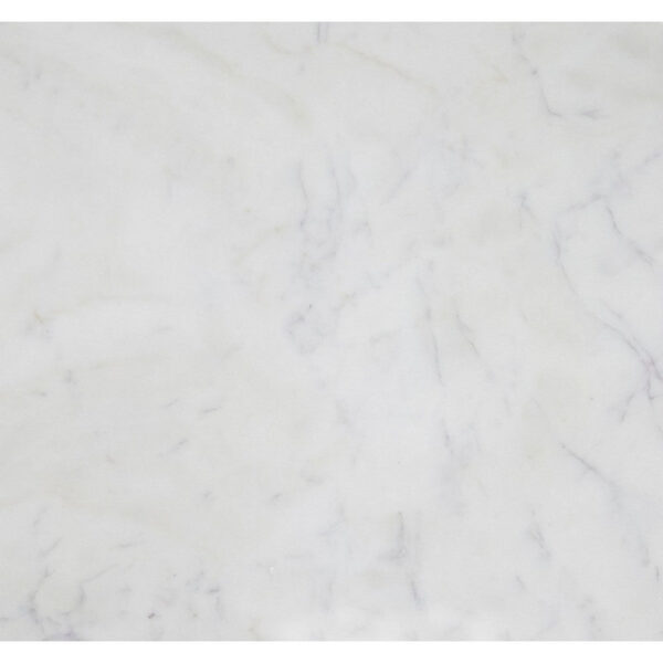 Cid Jolie 18 Inch Side End Table, White Marble Top, Brown Mango Wood Base