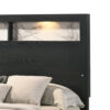 150220266991a8ad15a90.jpeg Yoh King Size Bed, Wood, Headboard with Lights and Shelves, Black