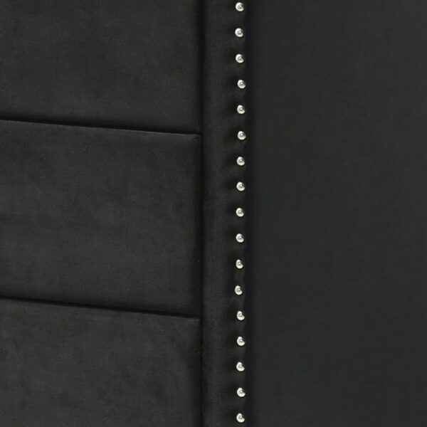 150220266991a92e01457.jpeg Moha 50 Inch Tall Dresser Chest, 5 Drawers, Metal Handles, Black Velvet