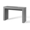 150220266991a9a410a9c.jpeg Libi 47 Inch Console Table, Minimalist Rectangular Top, Lacquered Gray