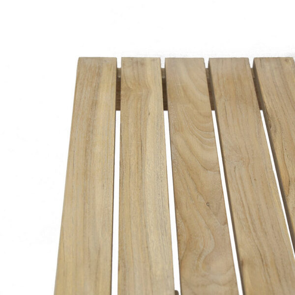 67 Inch Flower, Plant Stand, Multi Tier Shelf Design, Natural Teak Wood