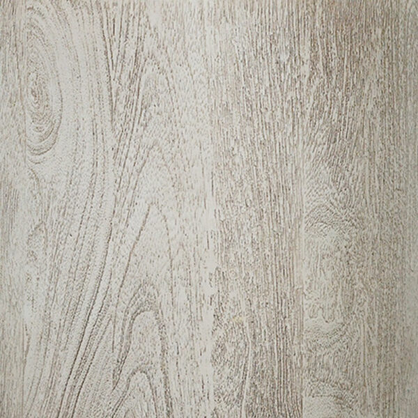 150220266991ab34e0fc5.jpeg Kiv 18 Inch Side End Table, Round Mango Wood Top, Carved Accent Base, Gray