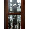 72 Inch Corner Curio Cabinet, 5 Shelves, Tempered Glass Door, Brown Wood