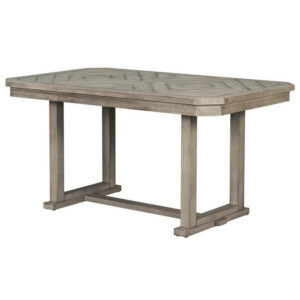 150220266991abfd014d1.jpeg Lais 60 Inch Dining Table, Rectangular, Diamond Wood Grain Pattern, Gray