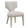 150220266991ad37b1201.jpeg Kyna 21 Inch Side Dining Chair Set of 2, Curved Backrest, Champagne Linen