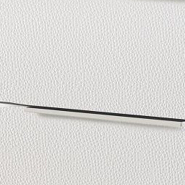 150220266991adecb0a9f.jpeg Rara 30 Inch Nightstand, 2 Drawers, Mirror Trim, Acrylic Legs, White