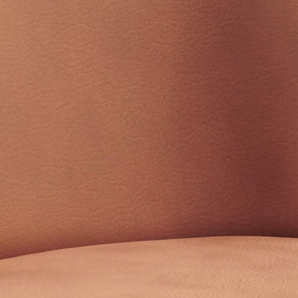 Iora 22 Inch Side Dining Chair Set of 2, Ergonomic, Brown Fabric, Black