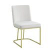 150220266991ae6274448.jpeg 24 Inch Side Dining Chair Set of 2, Soft Off White Velvet, Gold Metal Base