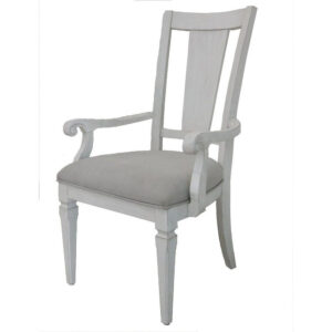 150220266991ae8fa97b3.jpeg Kate 24 Inch Dining Armchair Set of 2, Light Gray Linen, White Wood Frame