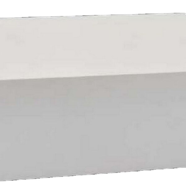 30 Inch Square Display Platform, Thick Wooden Durable Riser, White Finish