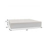30 Inch Square Display Platform, Thick Wooden Durable Riser, White Finish