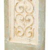 79 Inch Tall Decorative Carved Wood Panel Wall Art, Fir Wood, Beige, Gray
