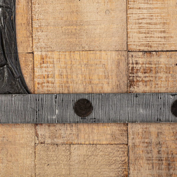 36 Inch Tree Of Life Wall Panel, Square, Mango Wood, Brown and Black