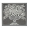 150220266991afb9535b3.jpeg 36x36 Inch Wall Art Panel, Carved Flower Vase Design, Gray White Wood