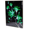32 x 47 Set of 2 Framed Wall Art, Flower Print, Modern Style, Black, Green
