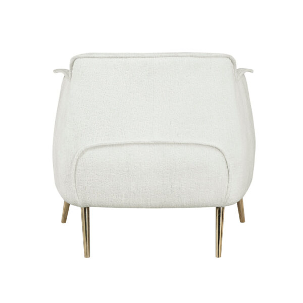 150220266991b18292d5f.jpeg 33 Inch Accent Chair Armchair, Soft White Boucle, Gold Metal, Solid Wood