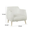 150220266991b187eddcb.jpeg 33 Inch Accent Chair Armchair, Soft White Boucle, Gold Metal, Solid Wood